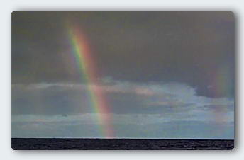 A rainbow in the ITCZ serpent.