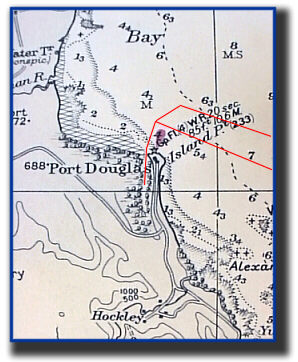 Port Douglas according to our very old, outdated chart.