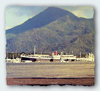 The Paluma at the wharf in Cairns